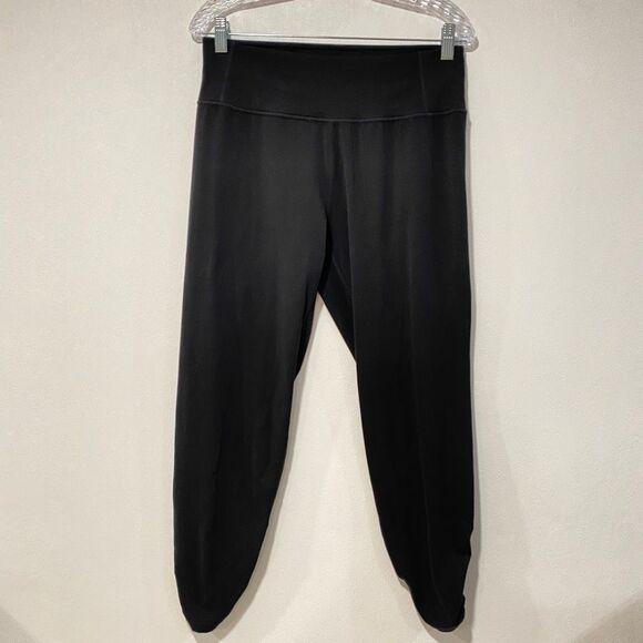 Athleta Black Ruched Ankle Jogger Pants Women’s Size Small - Picture 1 of 8